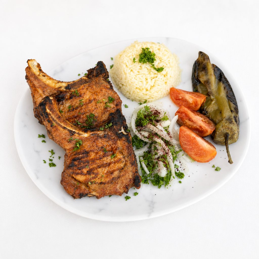 Pork Chops Plate.