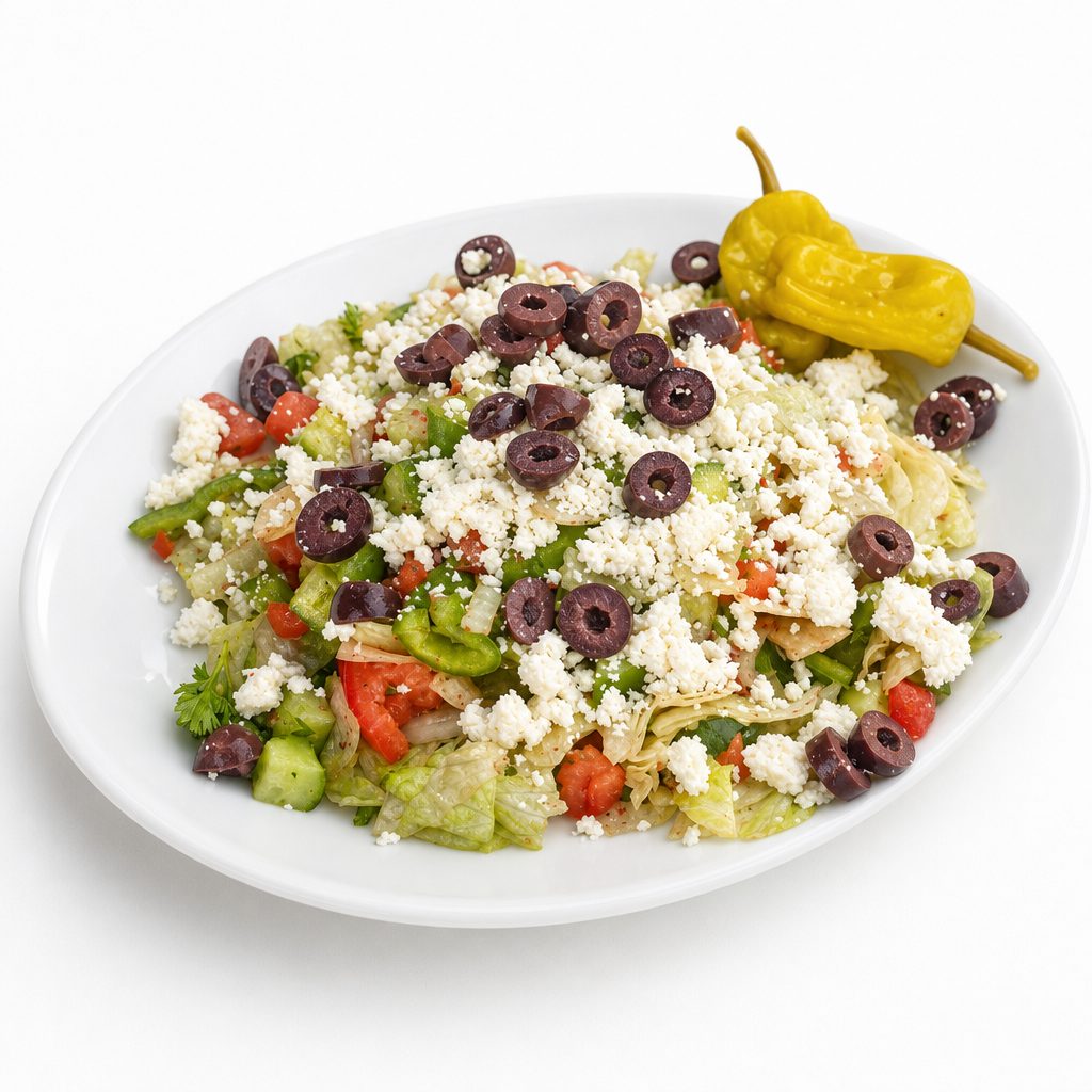 Jumbo Greek Salad.