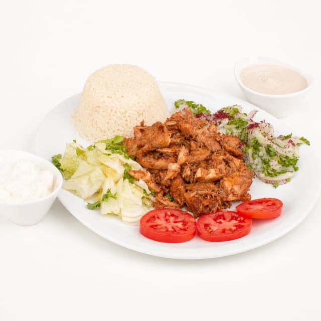 Chicken Shawarma Plate.
