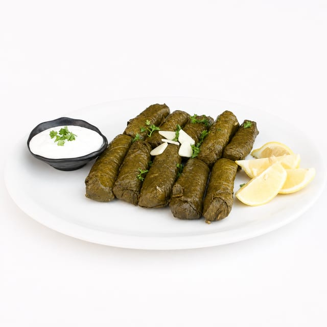 Sarma (Grape Leaves) Plate.