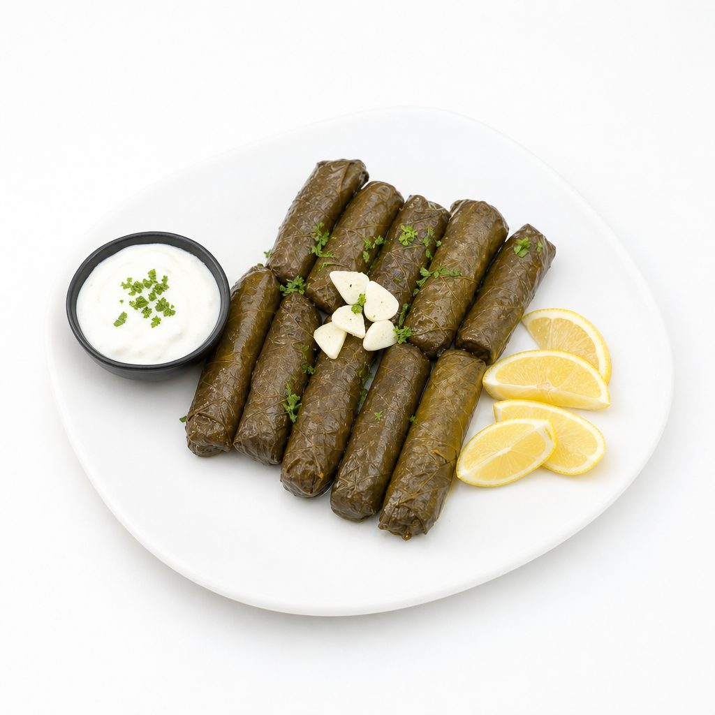 Veggie Stuffed Grape Leaves (Sarma).