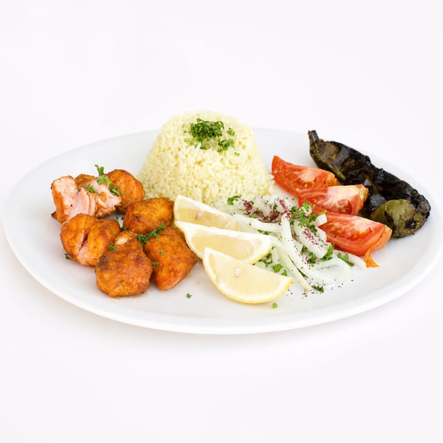 Grilled Salmon Plate.