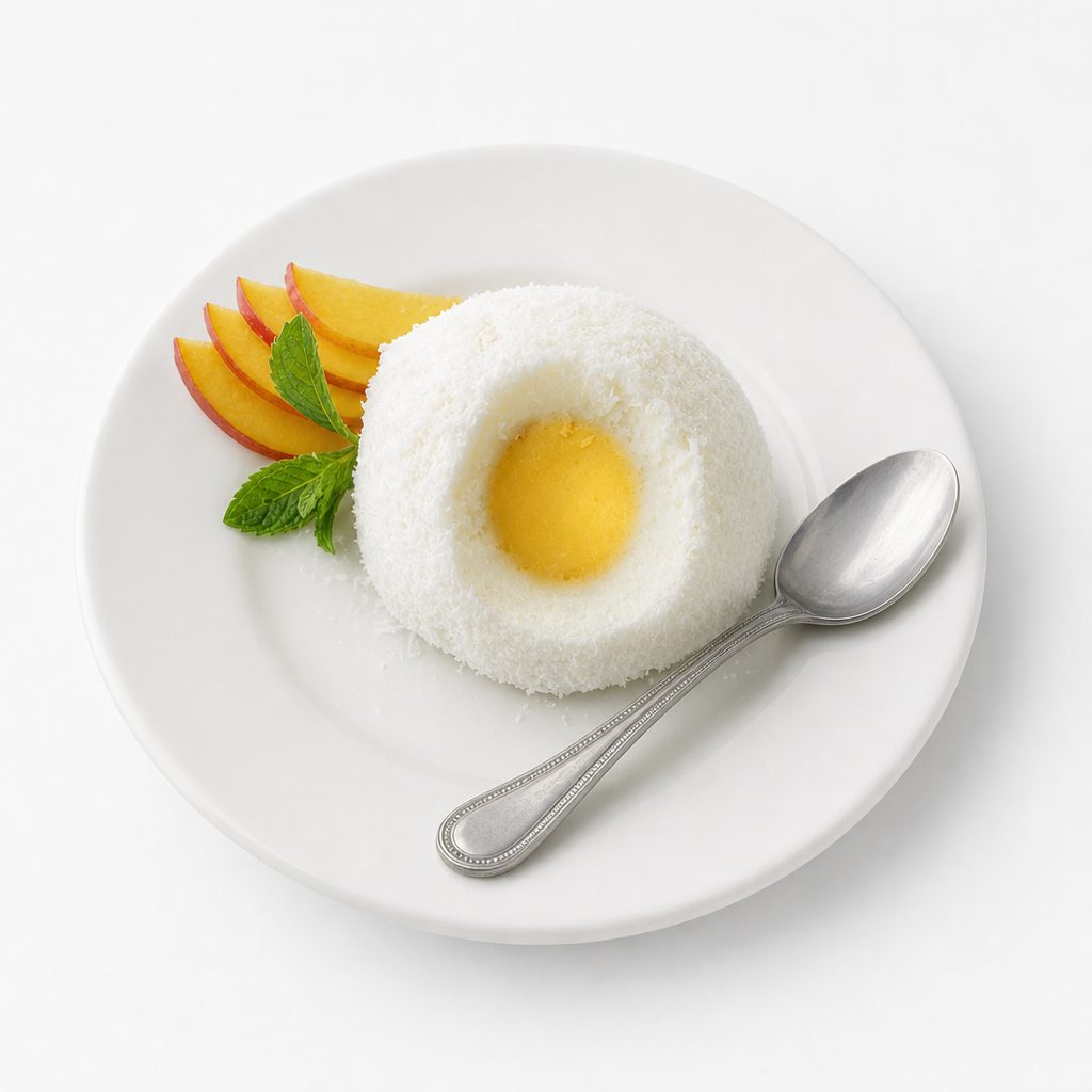 Coconut Mango Gelato Mound.