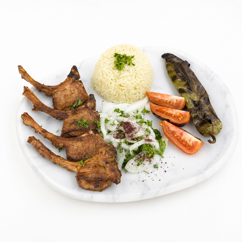 Lamb Chops Plate.