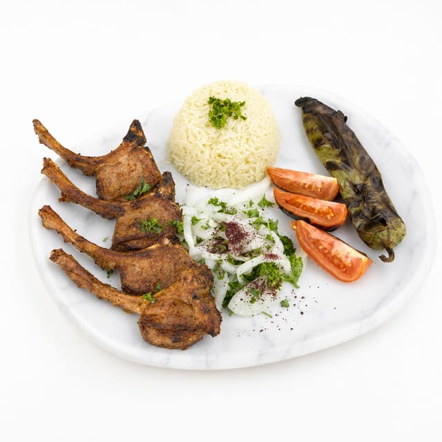 Lamb Chops Plate.