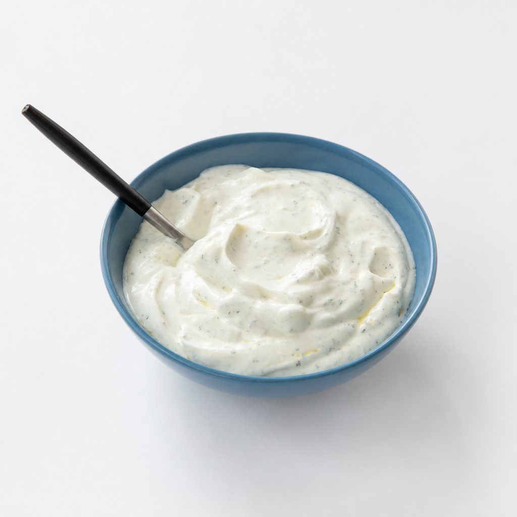 Garlic Yogurt.