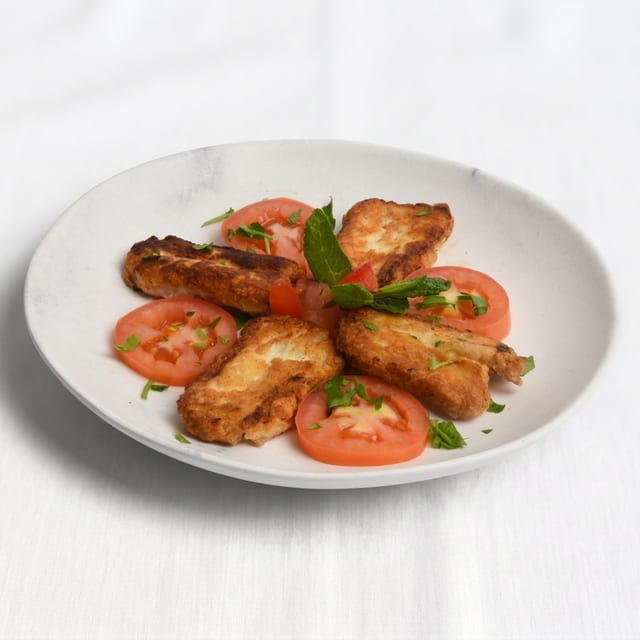 Grilled Halloumi Cheese.