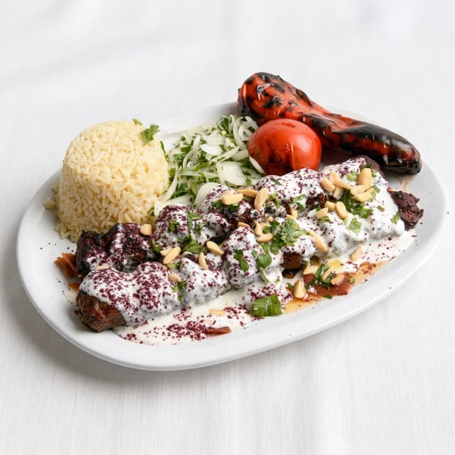Laban (Yogurt) Kebab Plate.