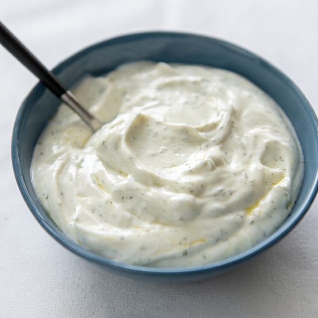 Garlic Yogurt.