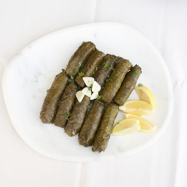 Veggie Stuffed Grape Leaves (Sarma).