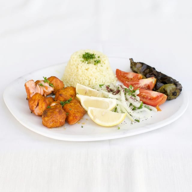 Grilled Salmon Plate.