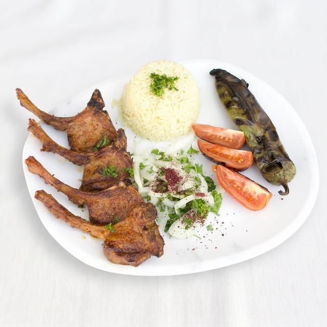 Lamb Chops Plate.