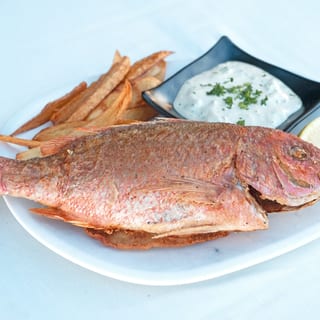 Whole Fish Red Snapper Plate