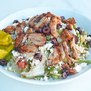 Jumbo Greek Salad w/protein