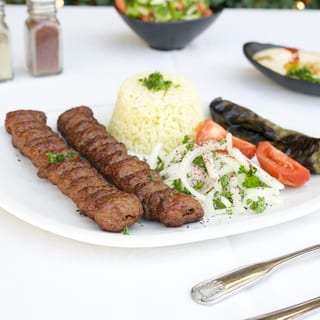 Beef Lula Kebab Plate