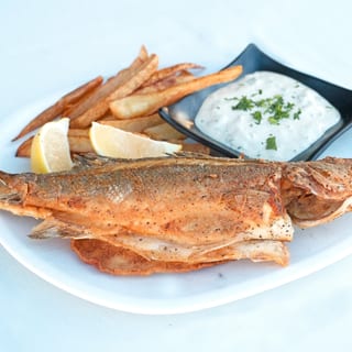 Whole Fish SeaBass Plate